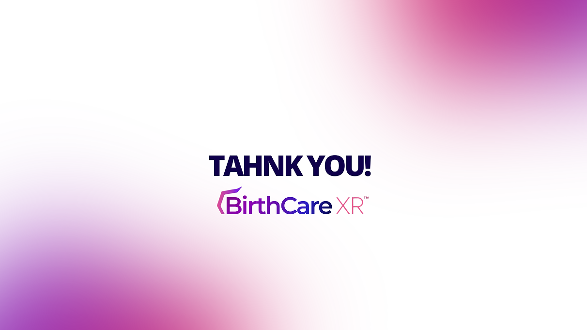BirthCare XR final pitch deck slide