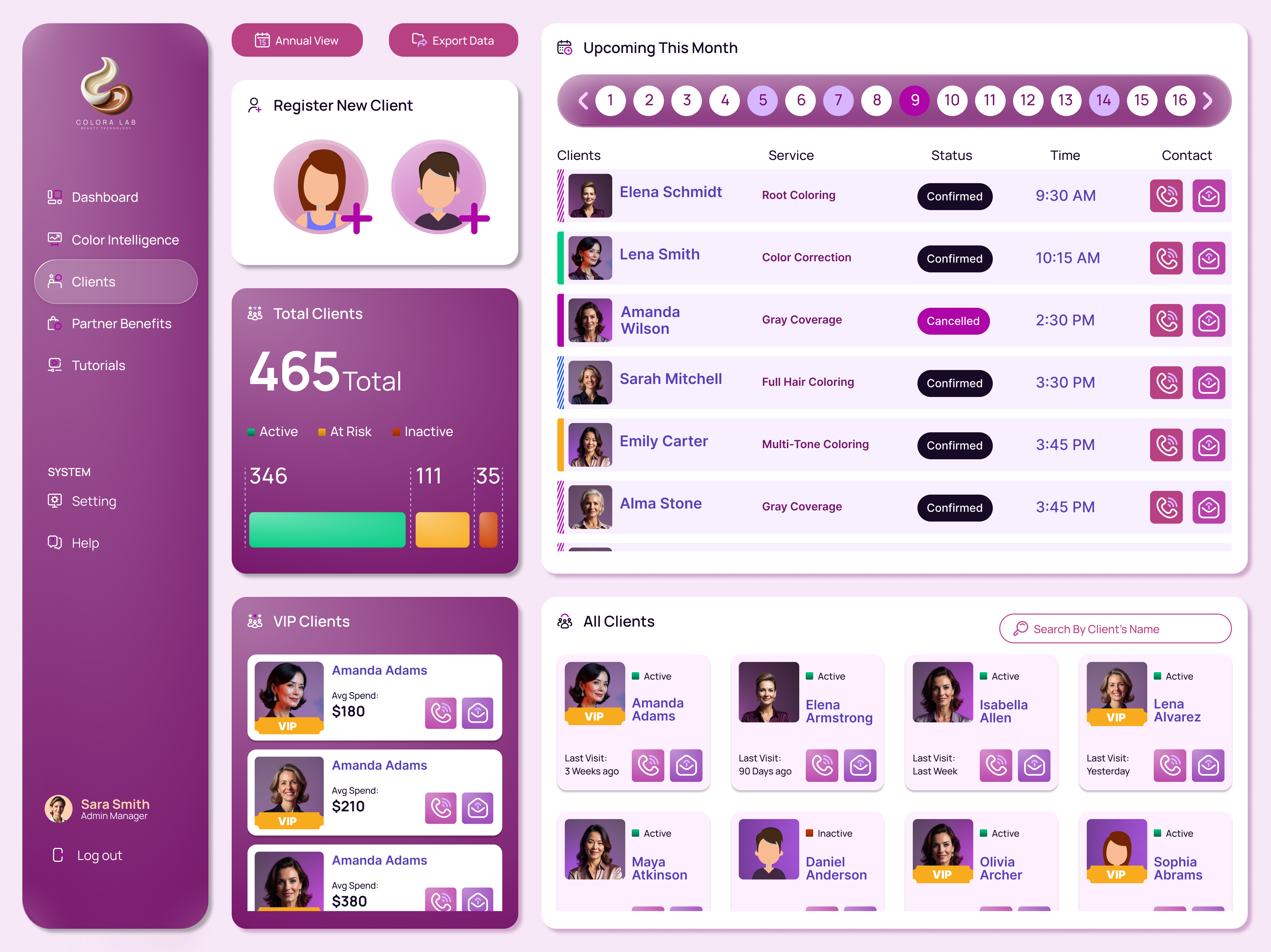Clients and target segments